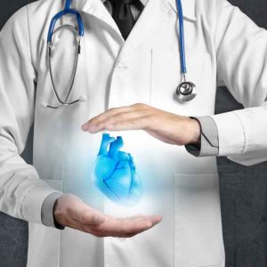 Ecografia cardiologica di base - medico e cuore