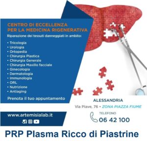 Medicina Rigenerativa - PRP Plasma Ricco di Piastrine